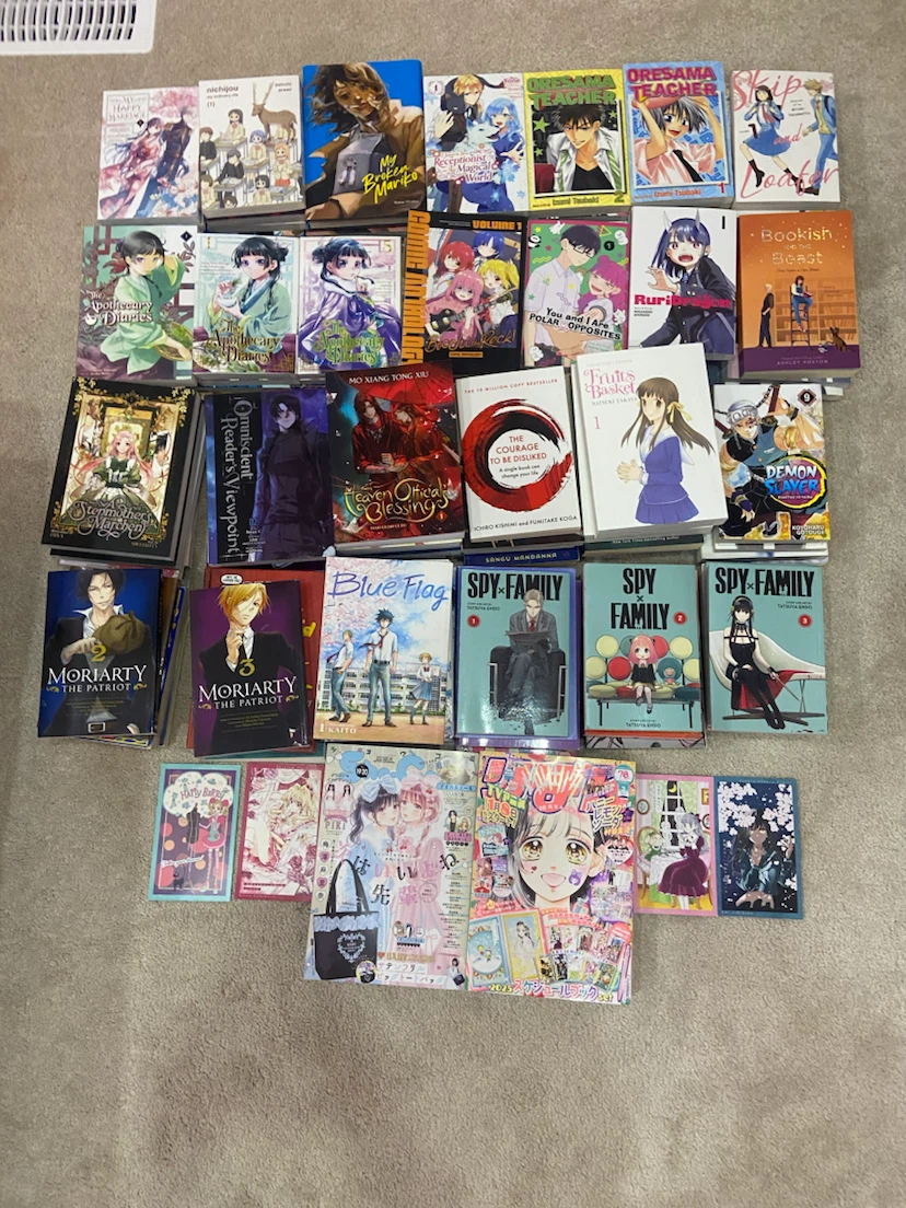 (134 pc) Collection of Assorted Manga and Books