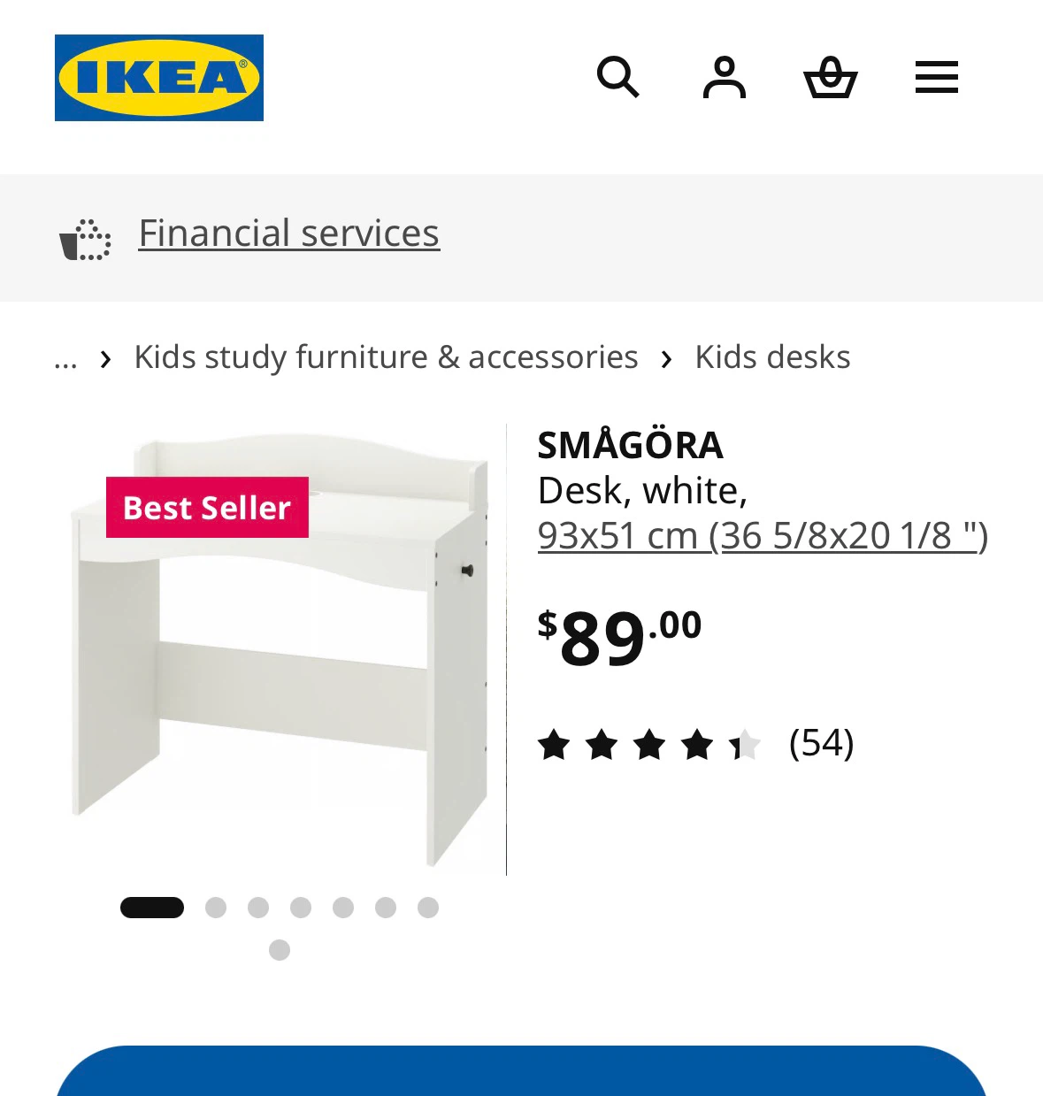 New Ikea desk and chair $80 for two. $45 each - photo 2