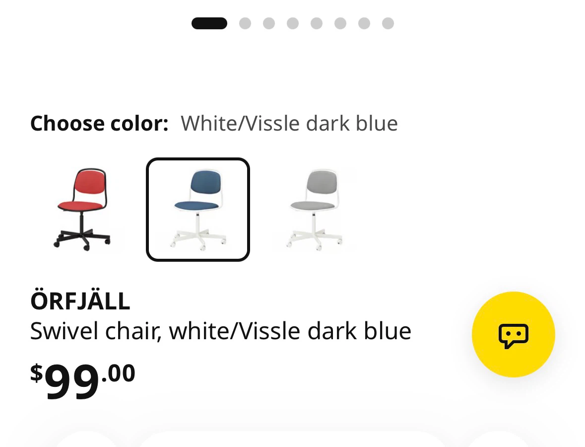 New Ikea desk and chair $80 for two. $45 each - photo 3