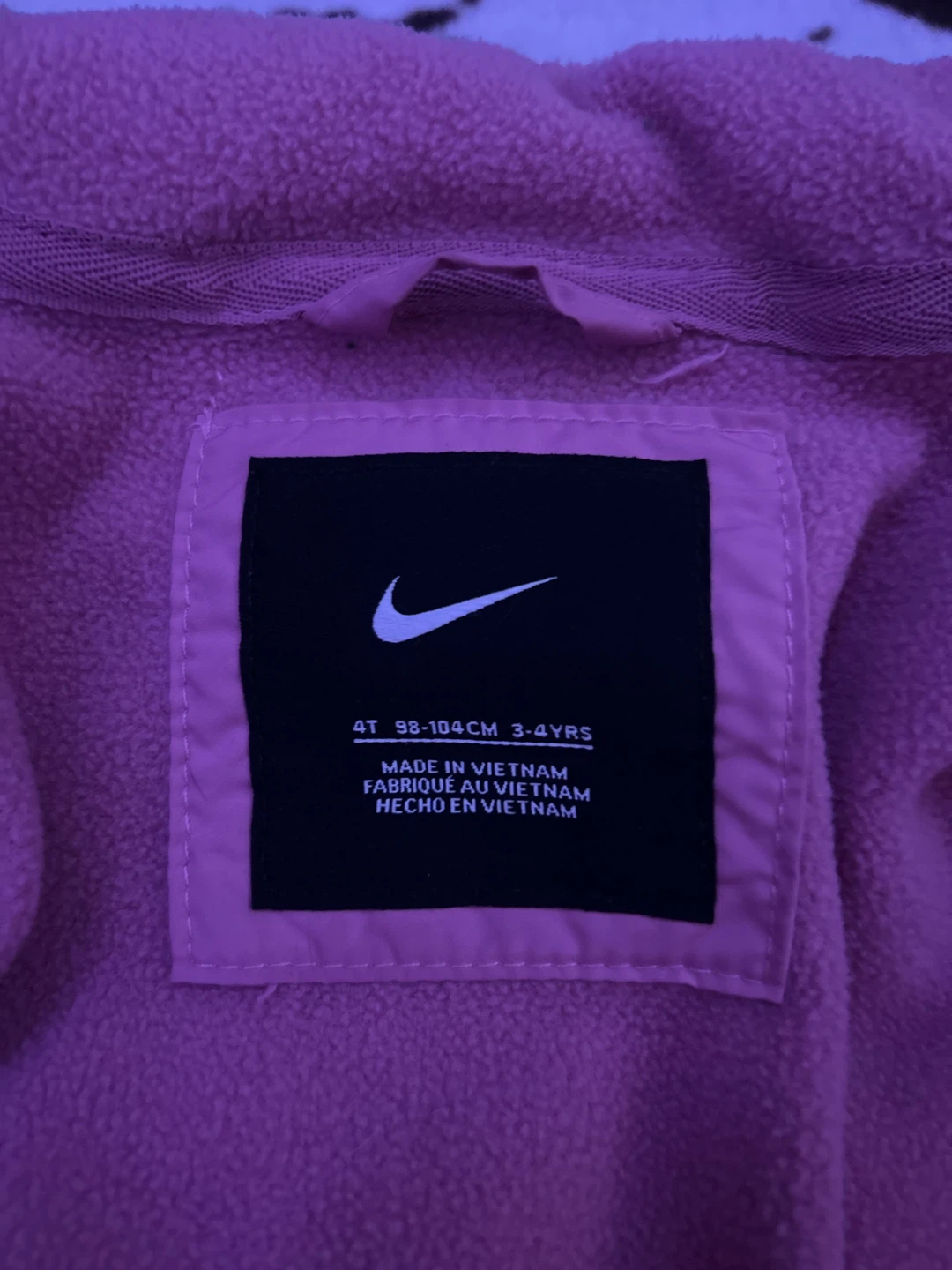 Nike Puffer Jacket - Pink - Size 4T - photo 3