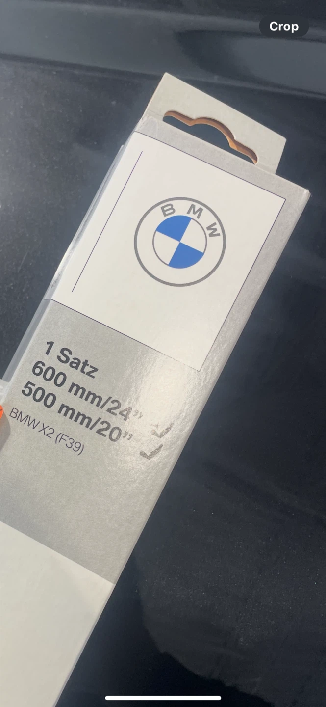 BMW X2 F39 Windshield Wiper Blade Set