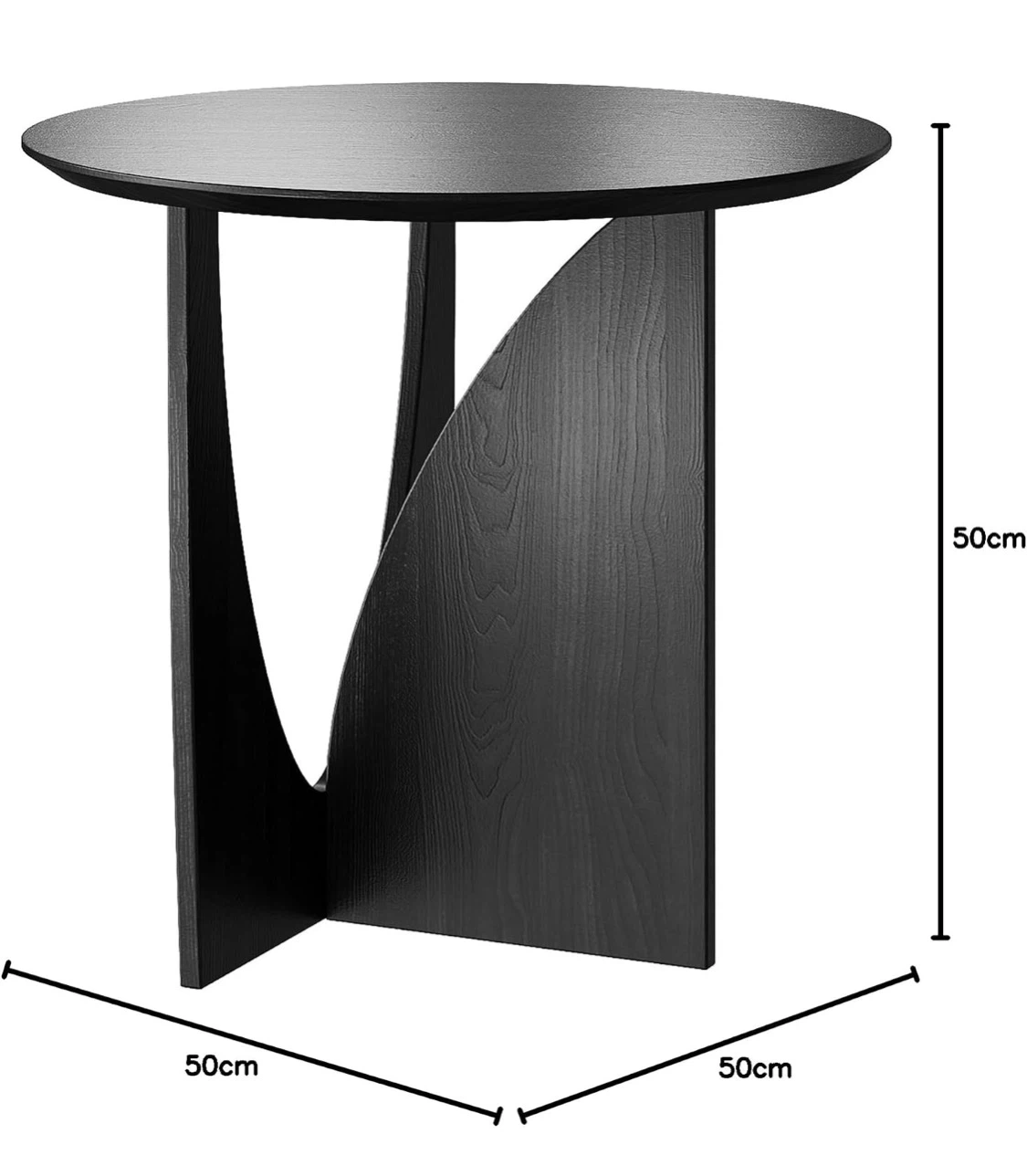 THRONKENGER Modern Black Side Table - photo 3