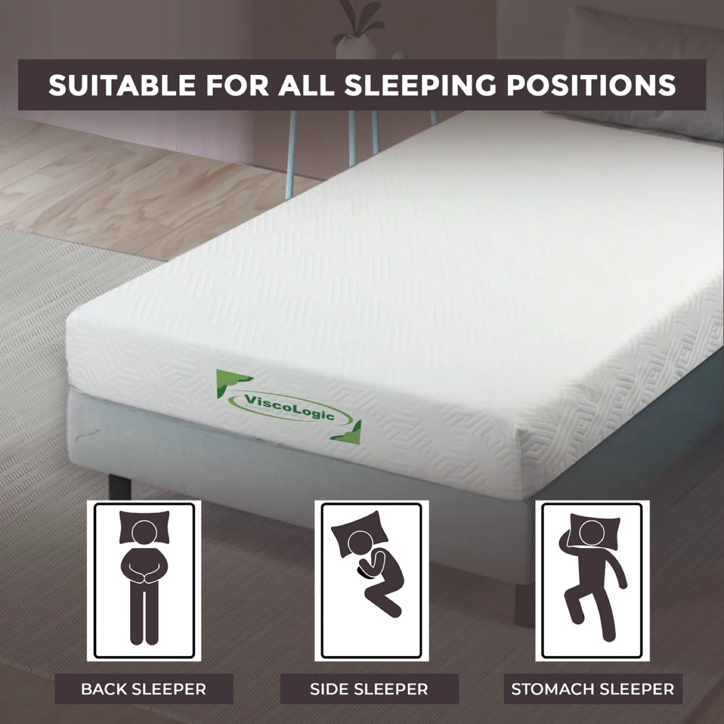 Twins 6 inch ViscoLogic Memory Foam Mattress - photo 3