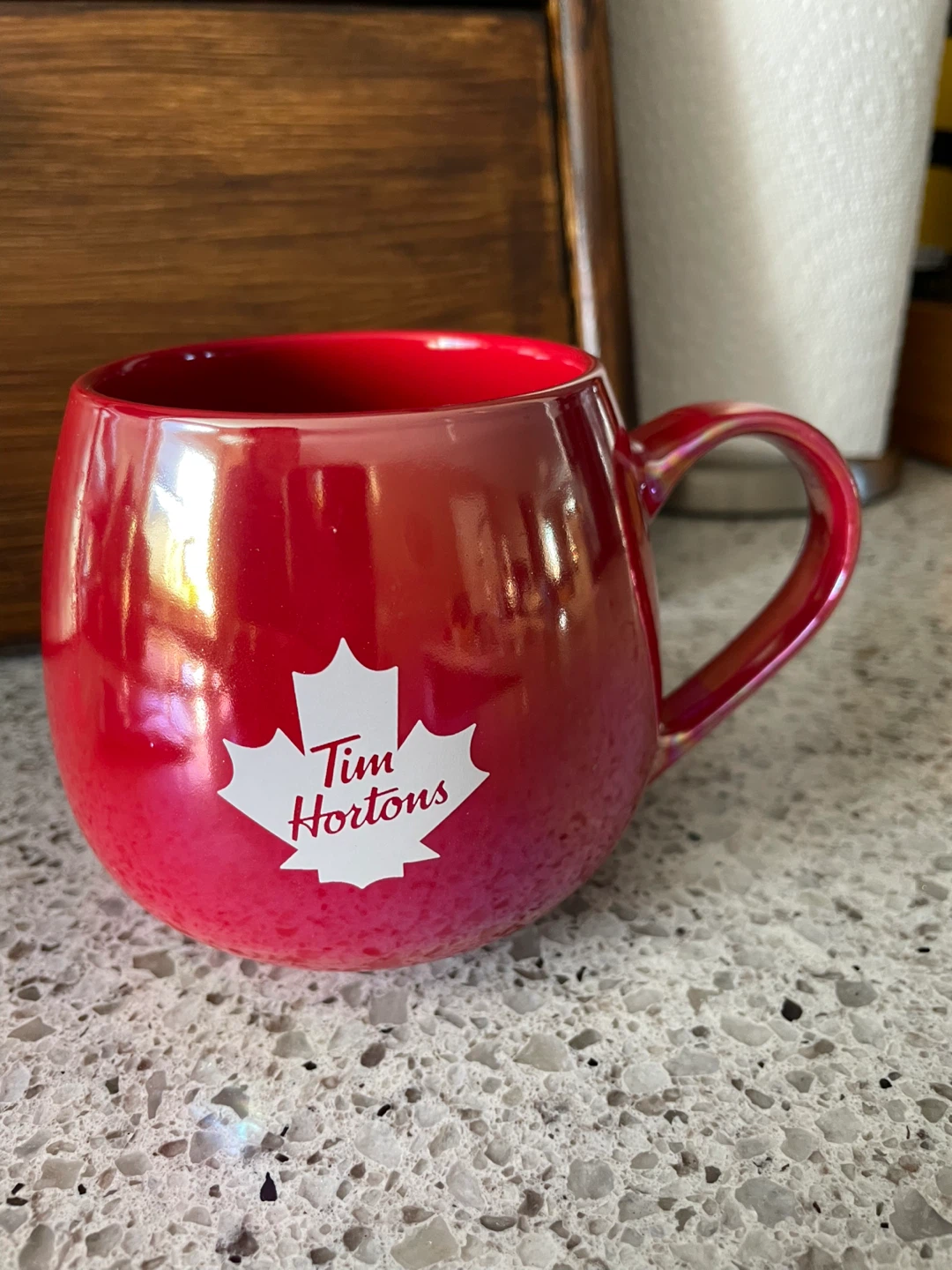 Set of 5 Tim Hortons Red iridescent Mugs - photo 3