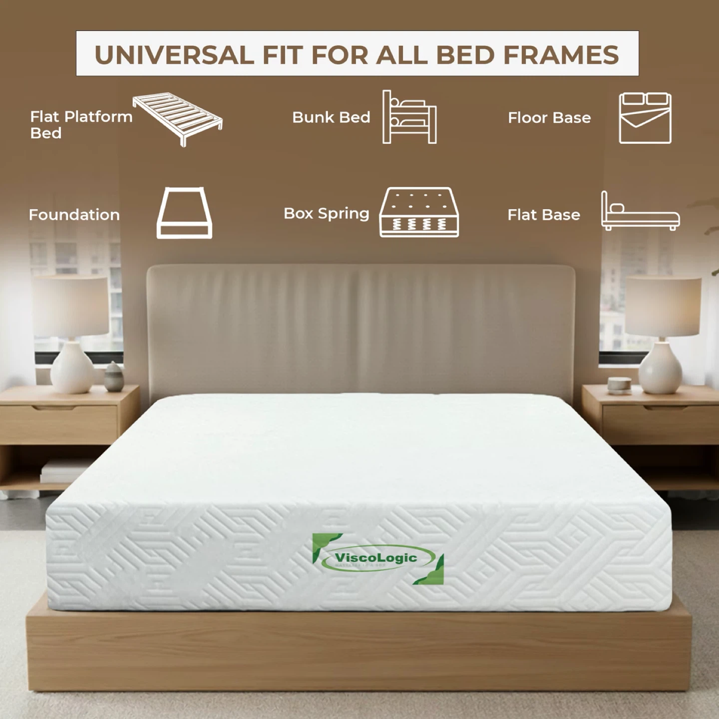 ViscoLogic 7 inch Full Mattress Memory Foam Mattress - Brand New - photo 2