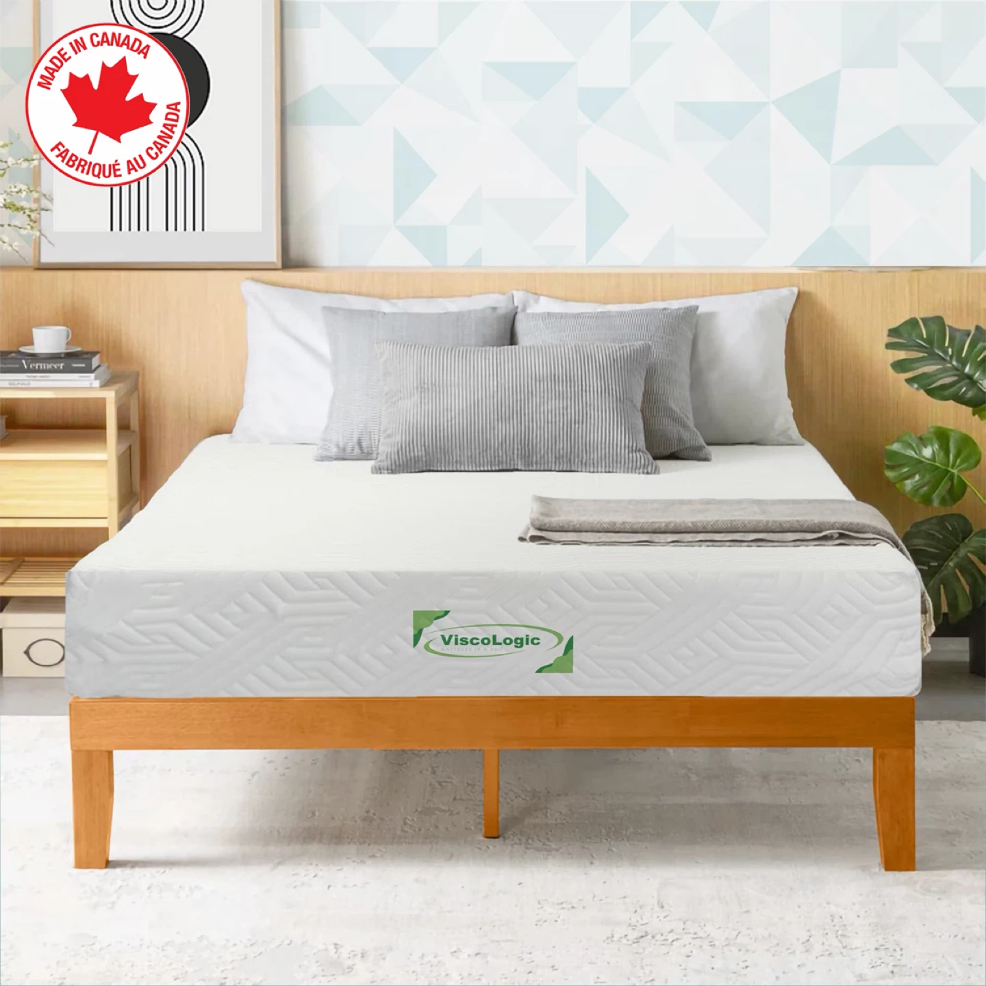 ViscoLogic 7 inch Full Mattress Memory Foam Mattress - Brand New
