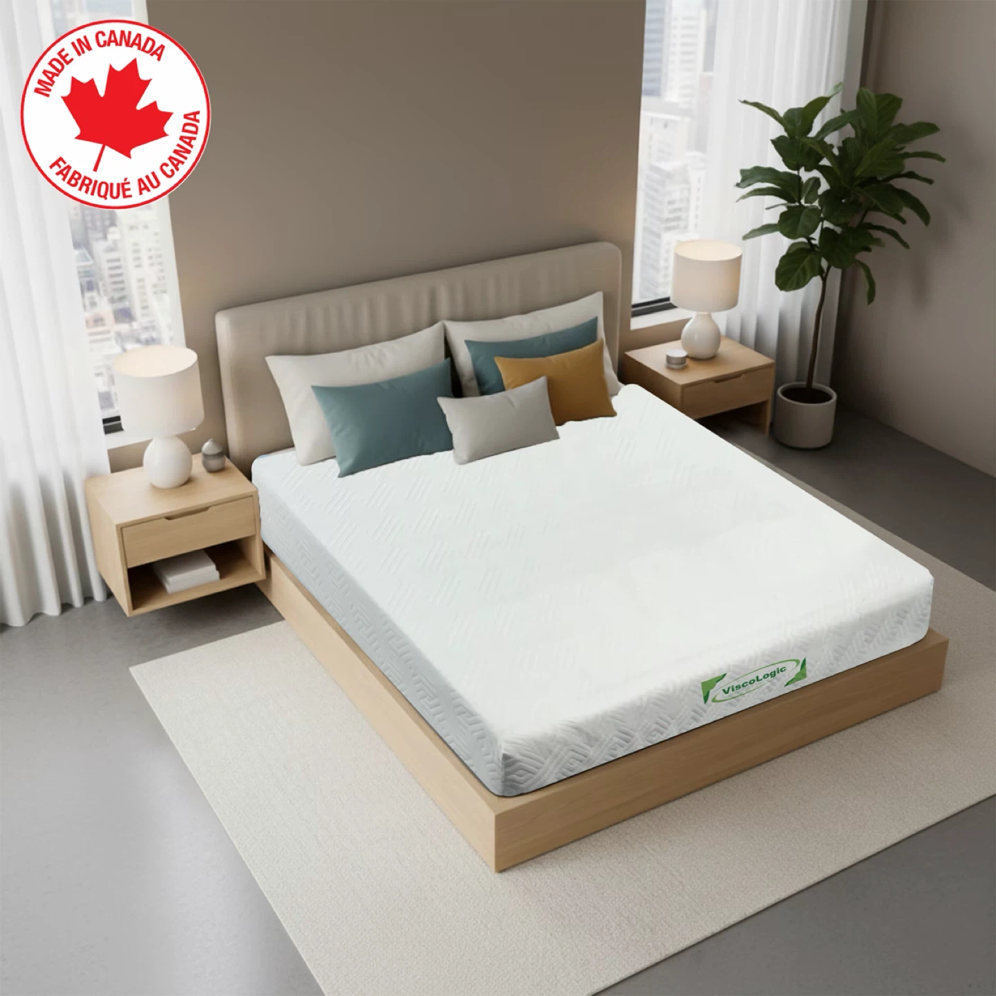ViscoLogic 7 inch Full Mattress Memory Foam Mattress - Brand New - photo 4