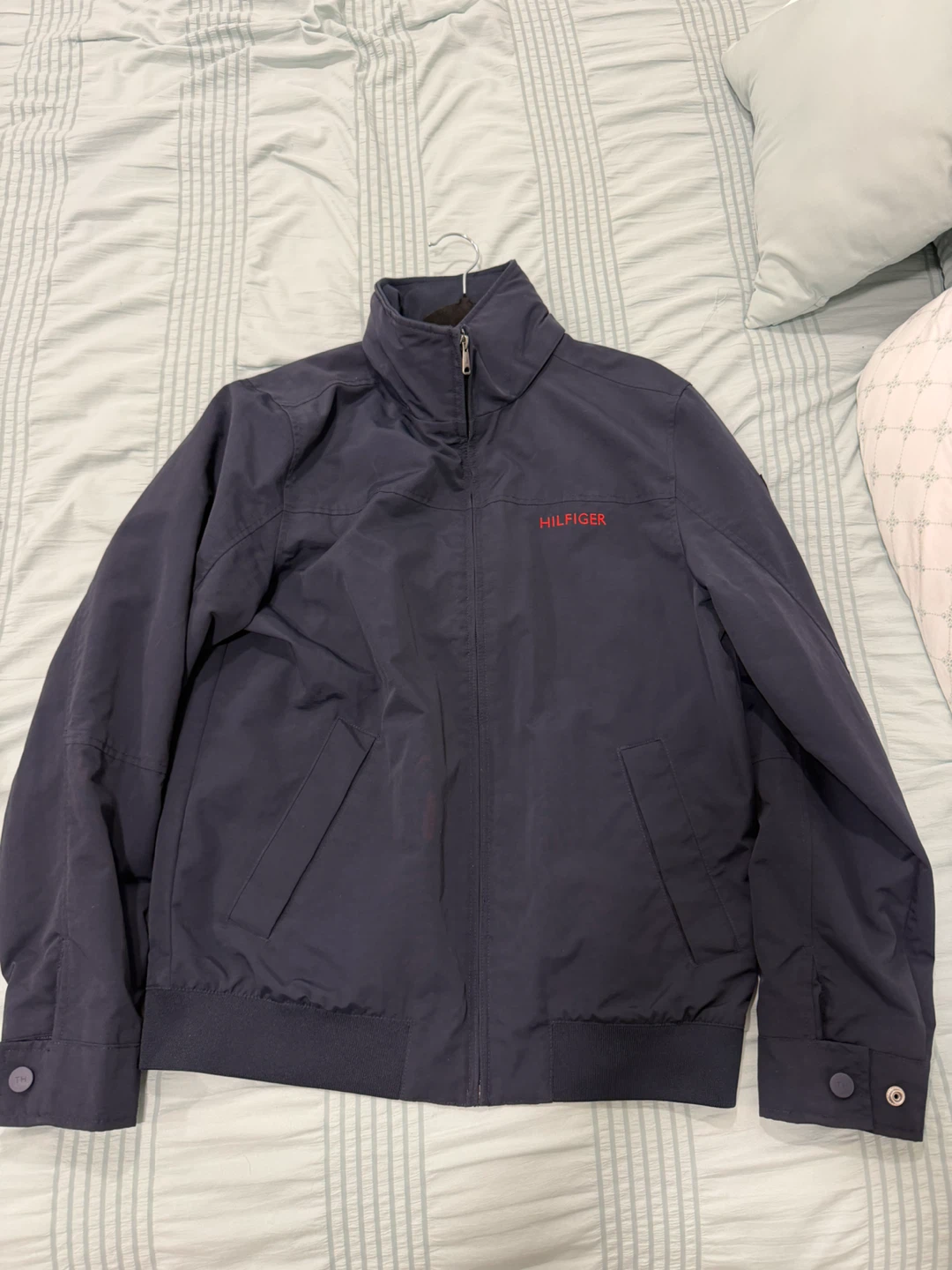 Tommy Hilfiger Navy Windbreaker Jacket