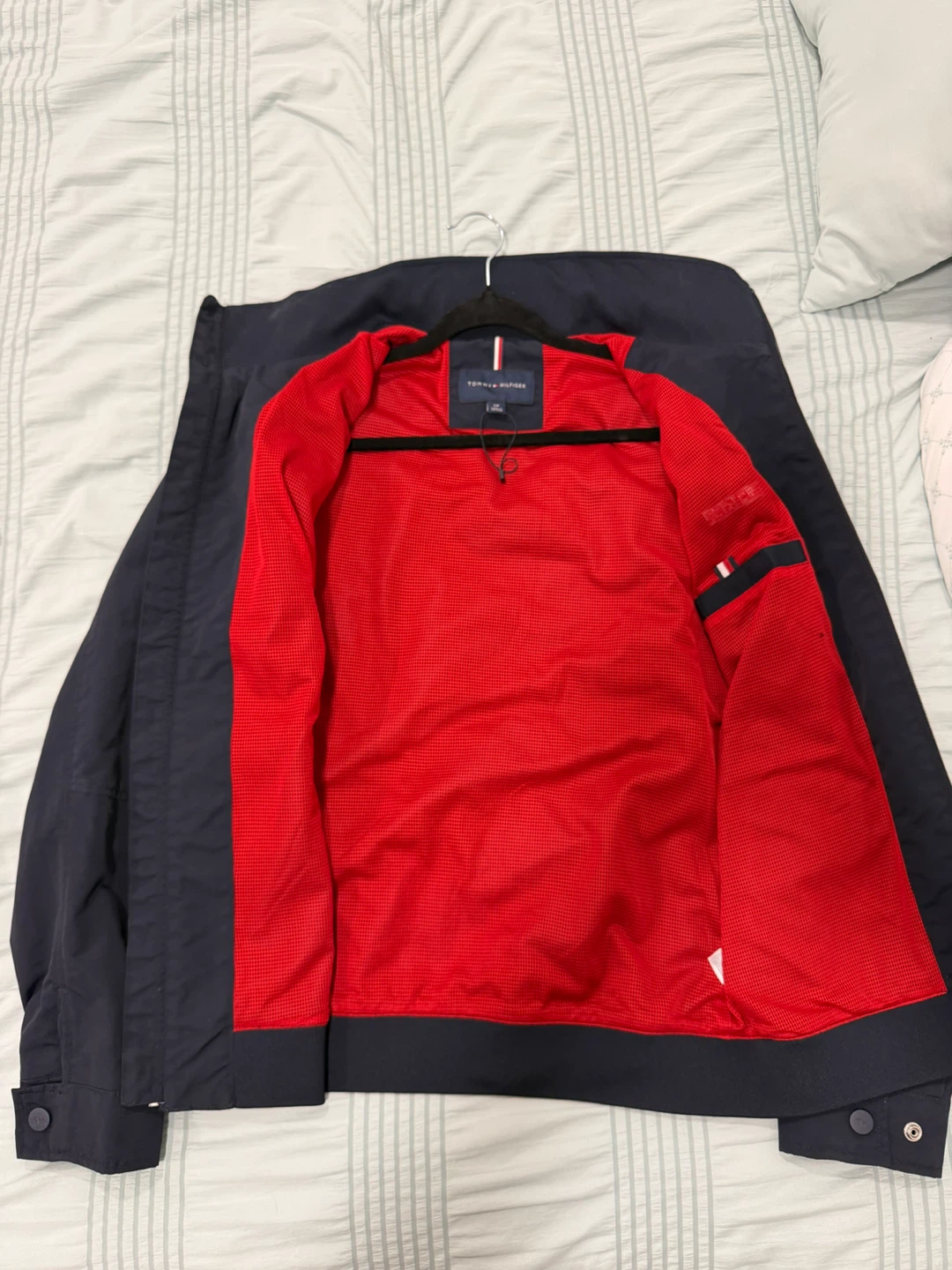 Tommy Hilfiger Navy Windbreaker Jacket - photo 2