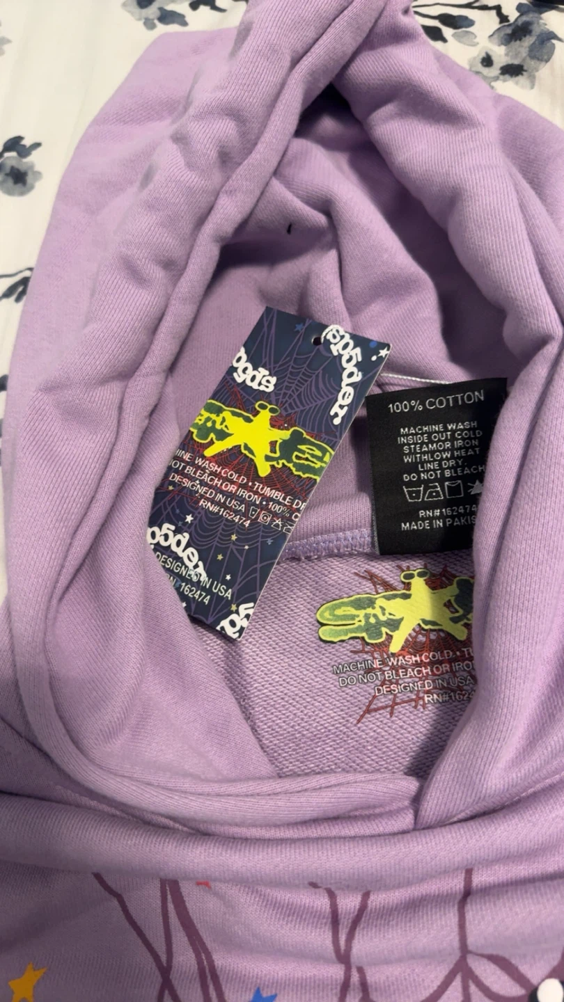 Sp5der Hoodie Lavender - photo 2