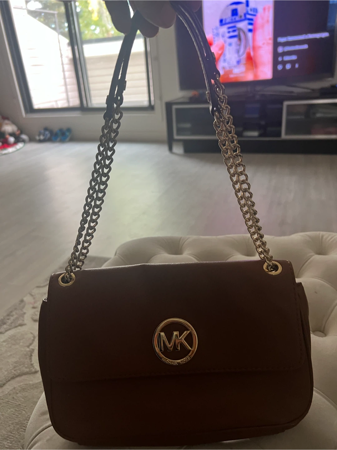Michael Kors Brown Shoulder Bag/free delivery