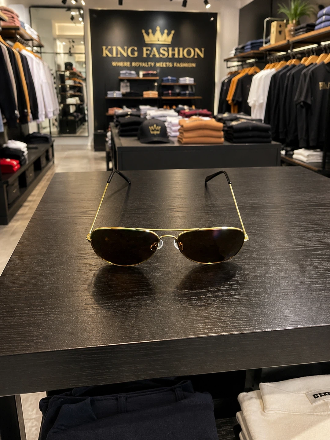 King Fashion Aviator Sunglasses