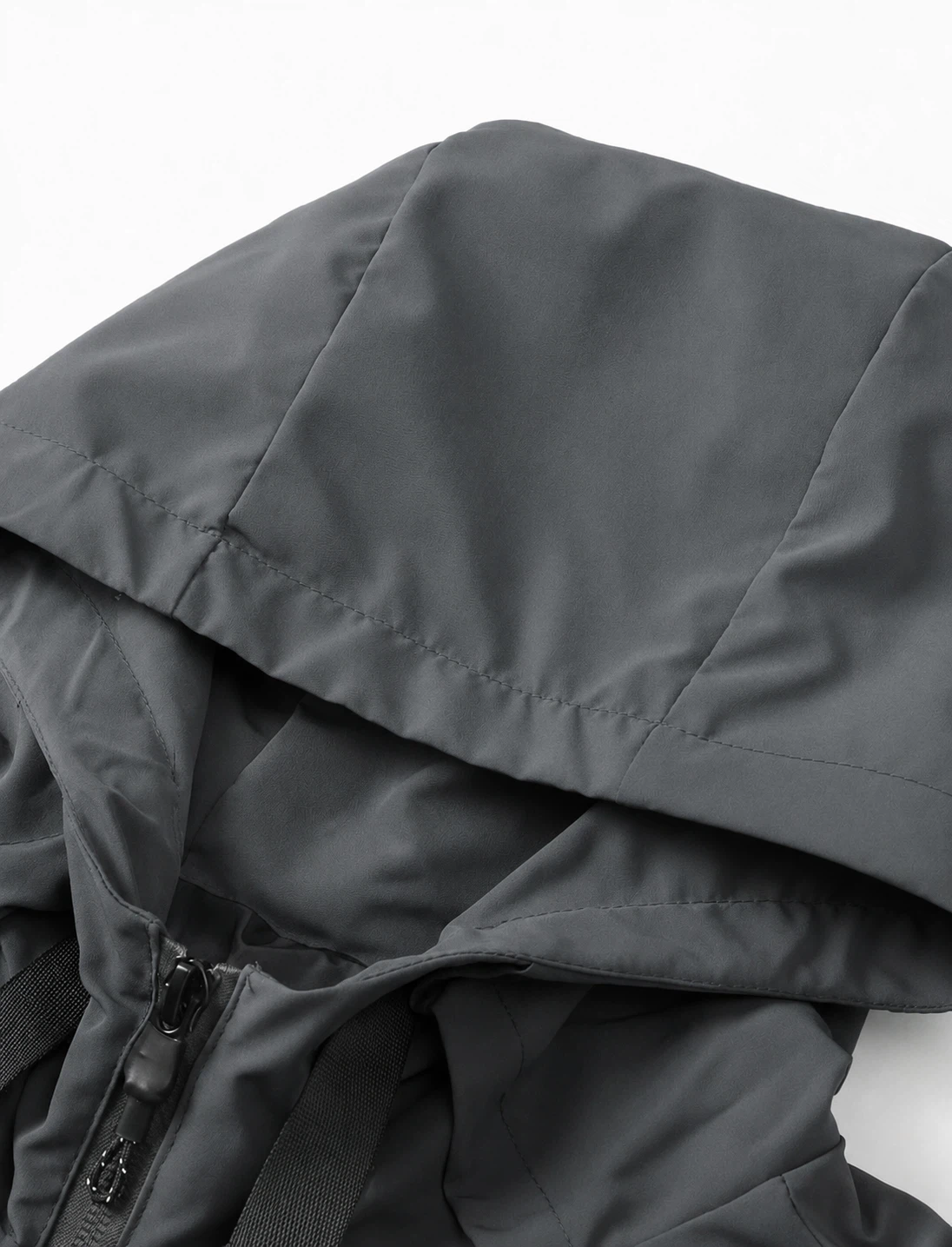 Grey Lightweight Hooded Jacket - photo 3