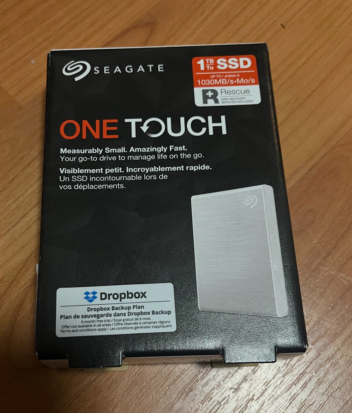 New Seagate 1TB SSD external one touch drive solid state