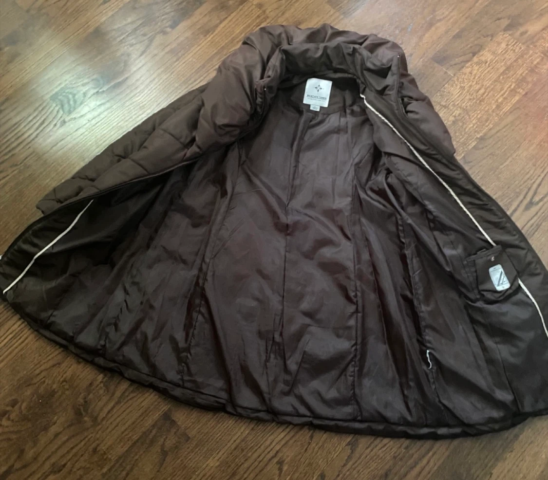 Weather Tamer Brown Puffer Jacket XL - photo 2