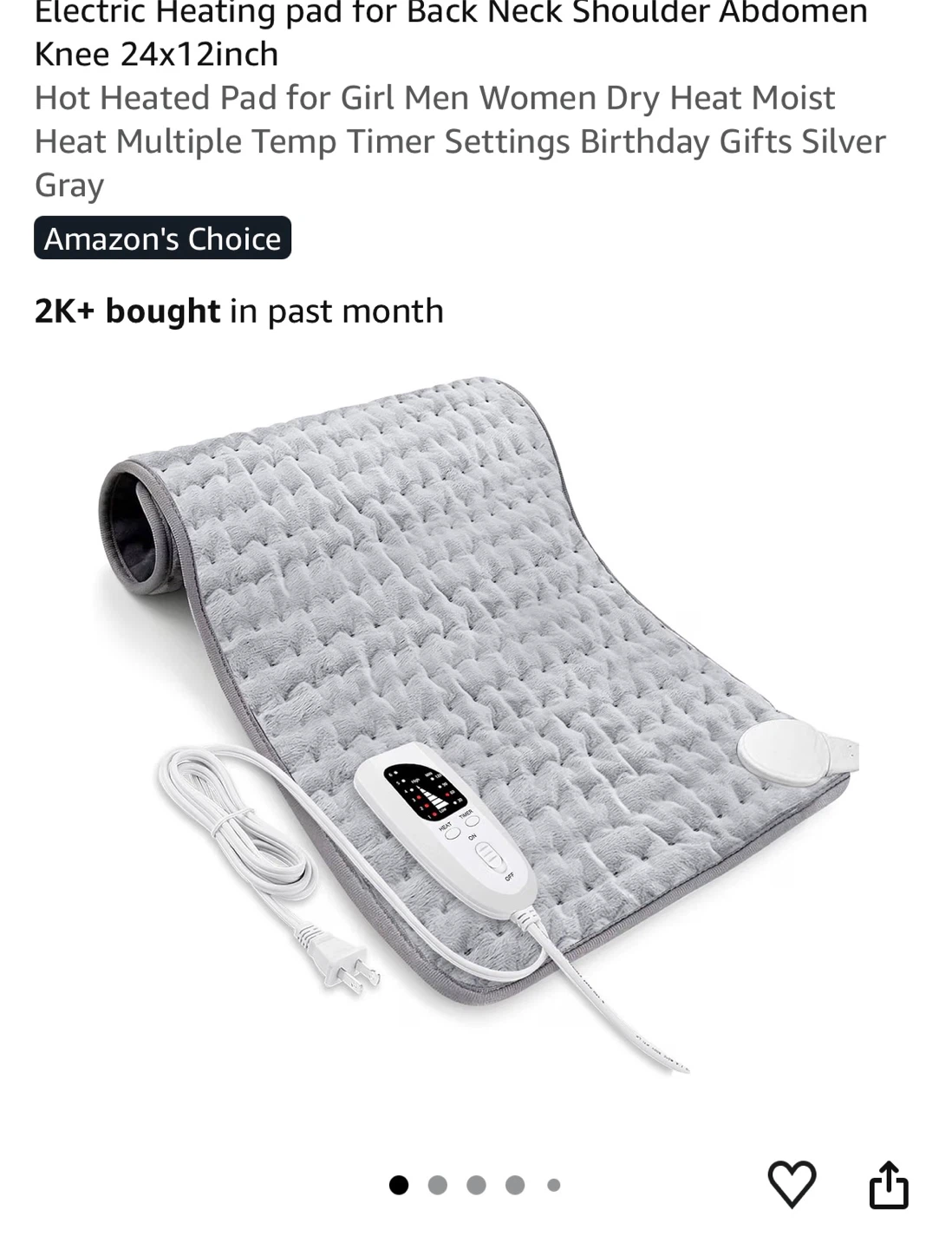 BNIB Heating Pad