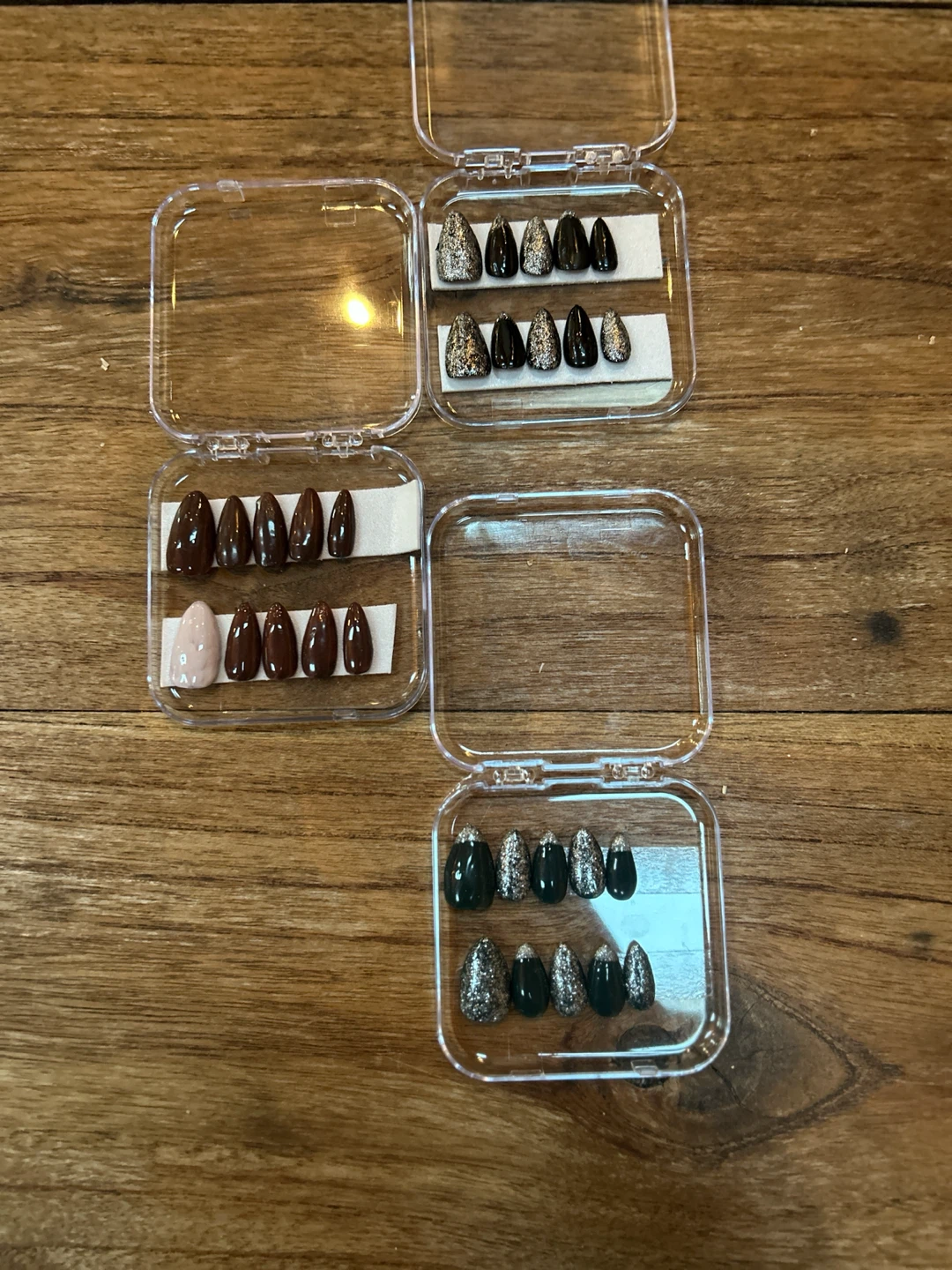 Set of Three Handmade Press-On Nail