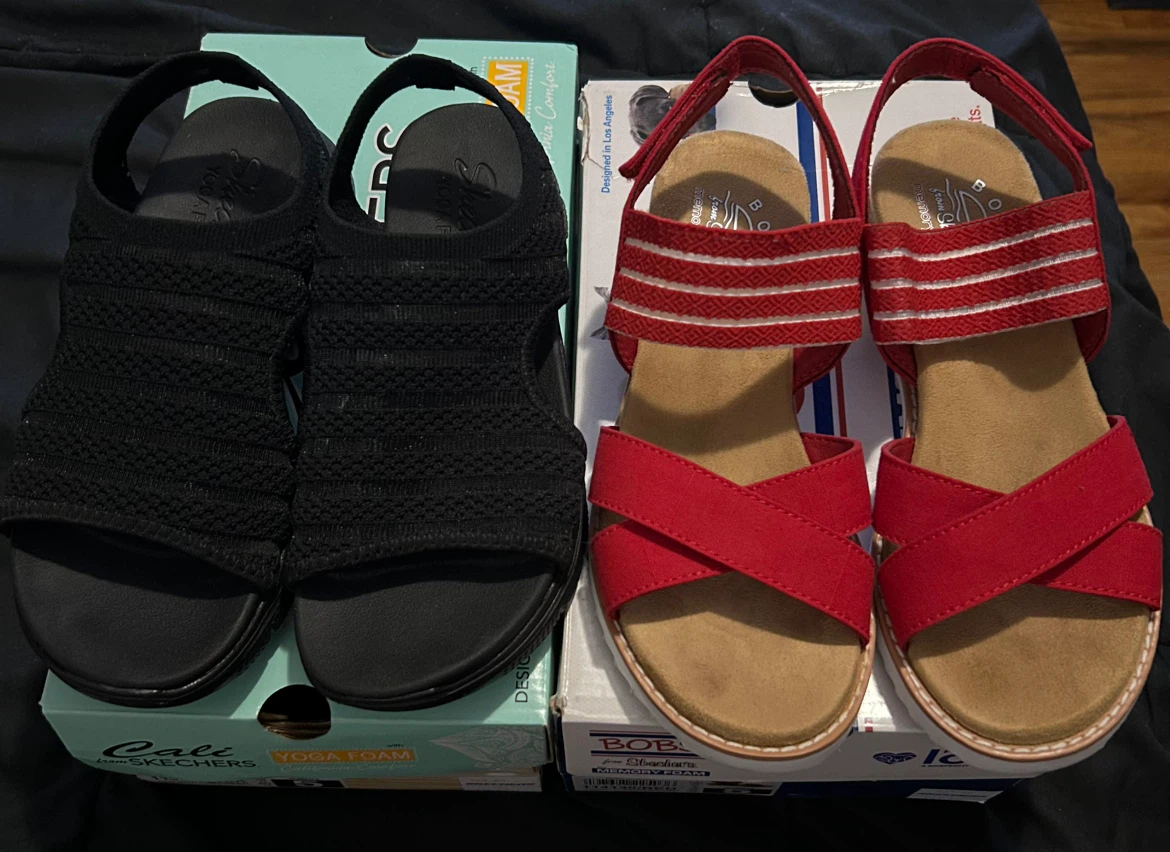 2 Skechers Women's Sandals (sz 5)