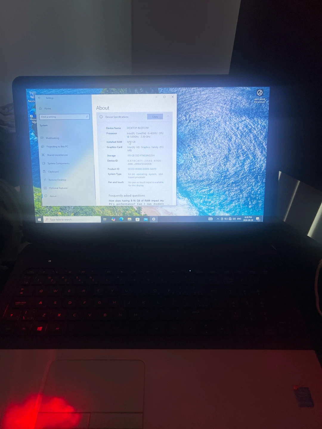 HP 350 G1 Laptop - Intel Core i5, 8GB RAM - photo 5