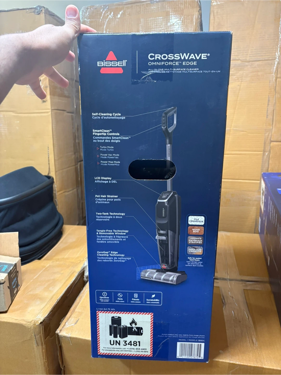 Bissell CrossWave Omniforce Edge Multi-Surface Cleaner - photo 2