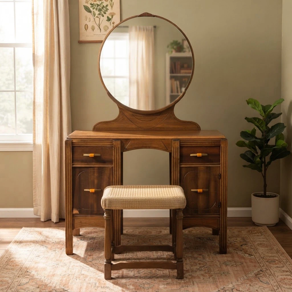 Vintage Art Deco Vanity