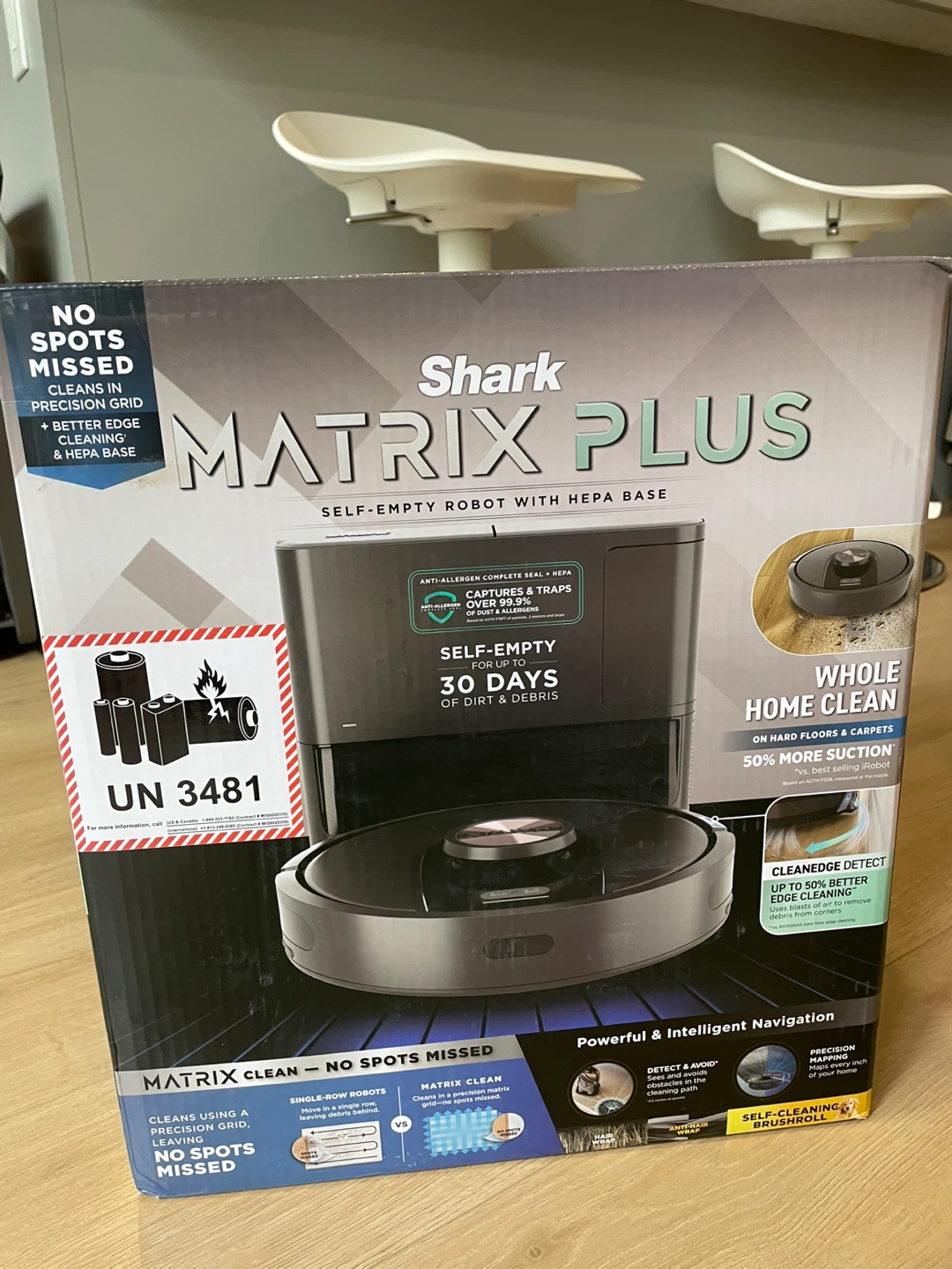 Shark Matrix Plus Self-Empty Robot Vacuum with HEPA Base