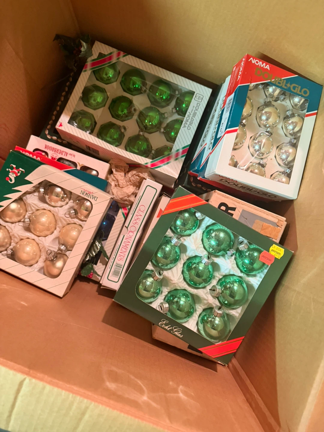 Vintage Assorted Glass Christmas Ornaments