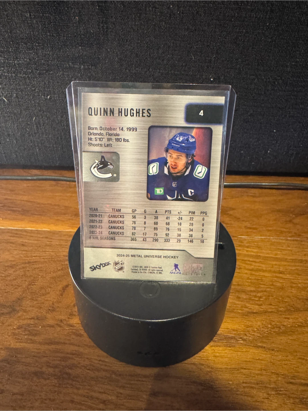 Vancouver Canucks Metal Universe 2024-25 #4 Quinn Hughes - photo 2