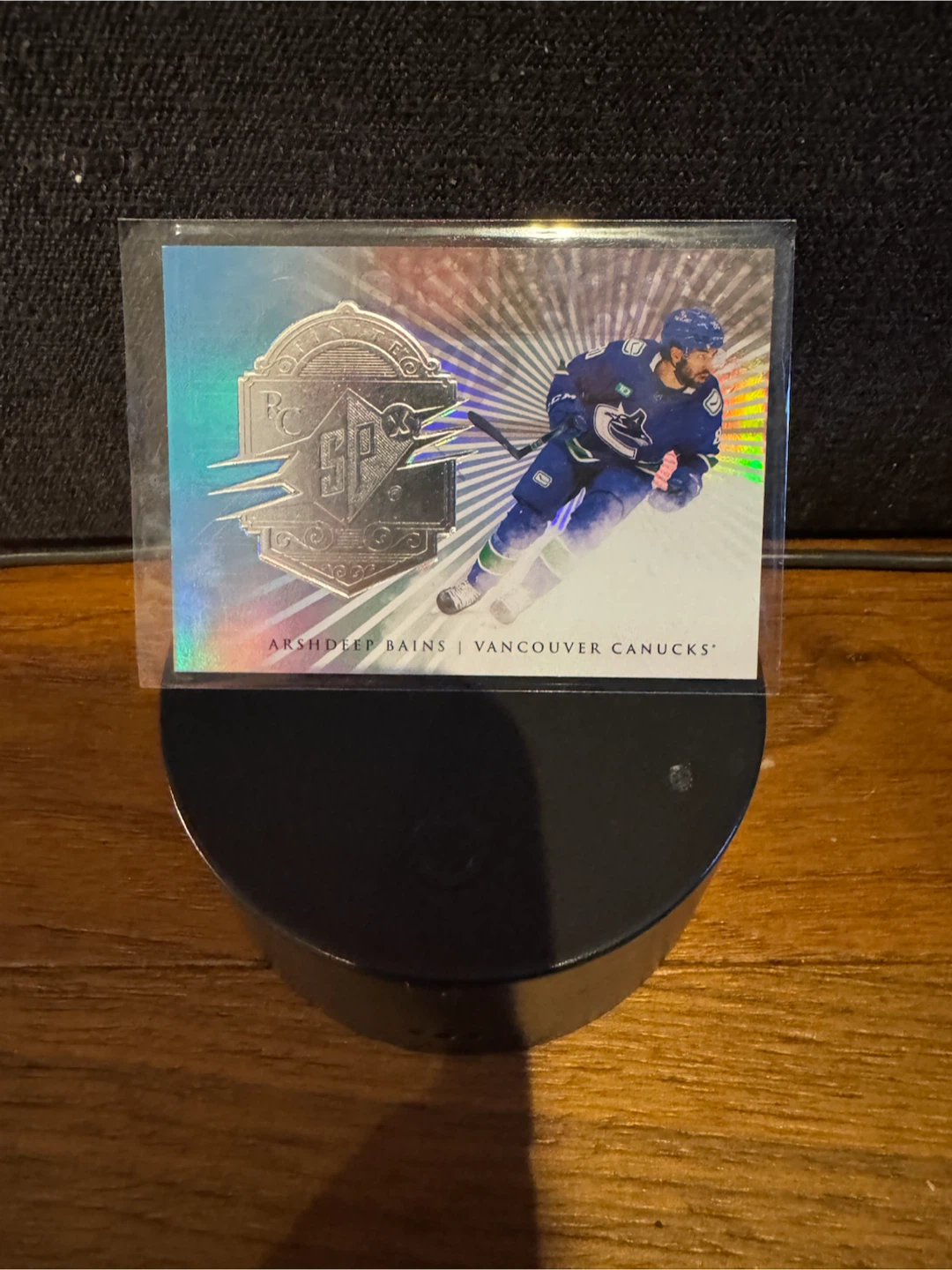 Vancouver Canucks 24-25 SPx Finite Silver Arshdeep Bains /999 RC