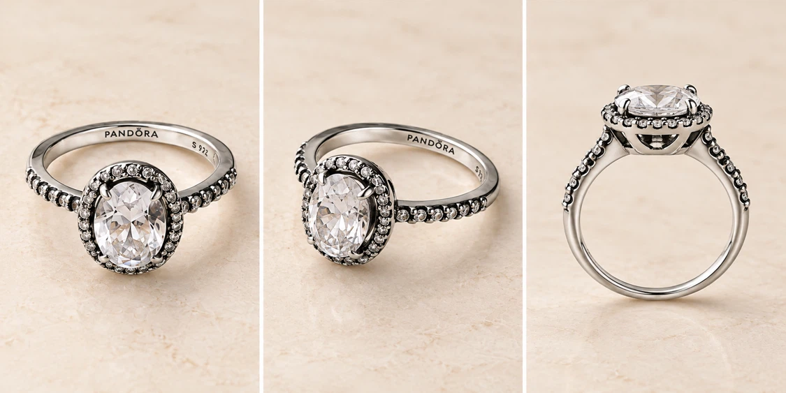 Pandora Oval Halo Ring - photo 2