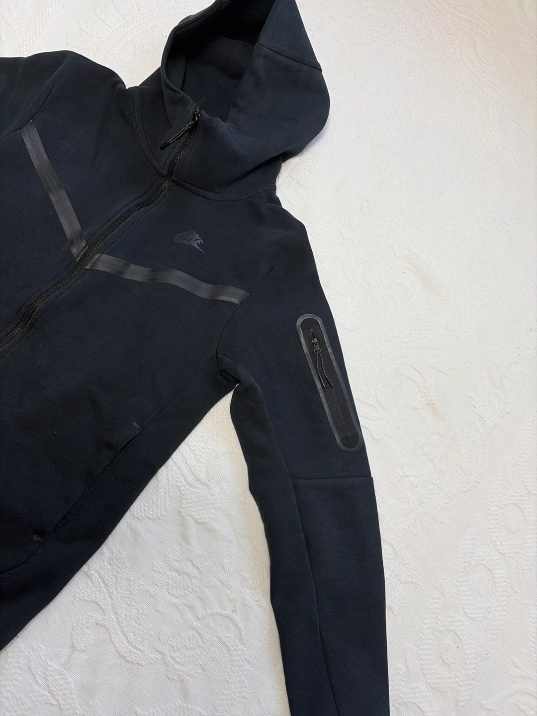 Nike Tech Fleece Full-Zip Hoodie - Black - photo 2