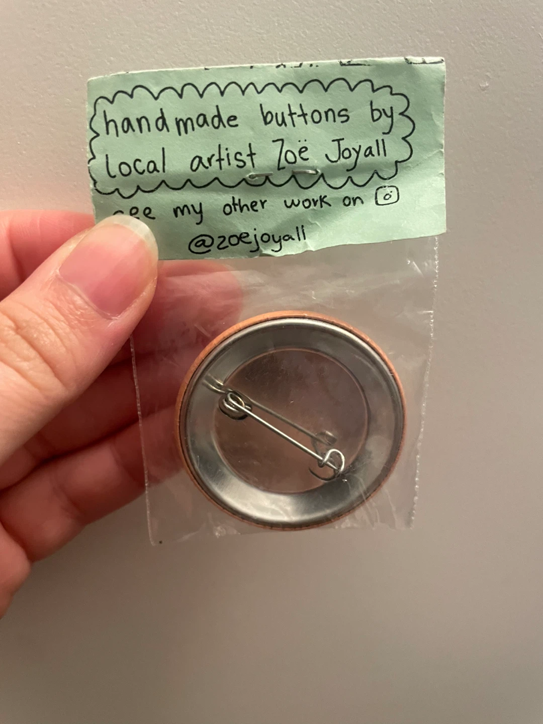 Zoë Joyall Handmade Button Pin - photo 2
