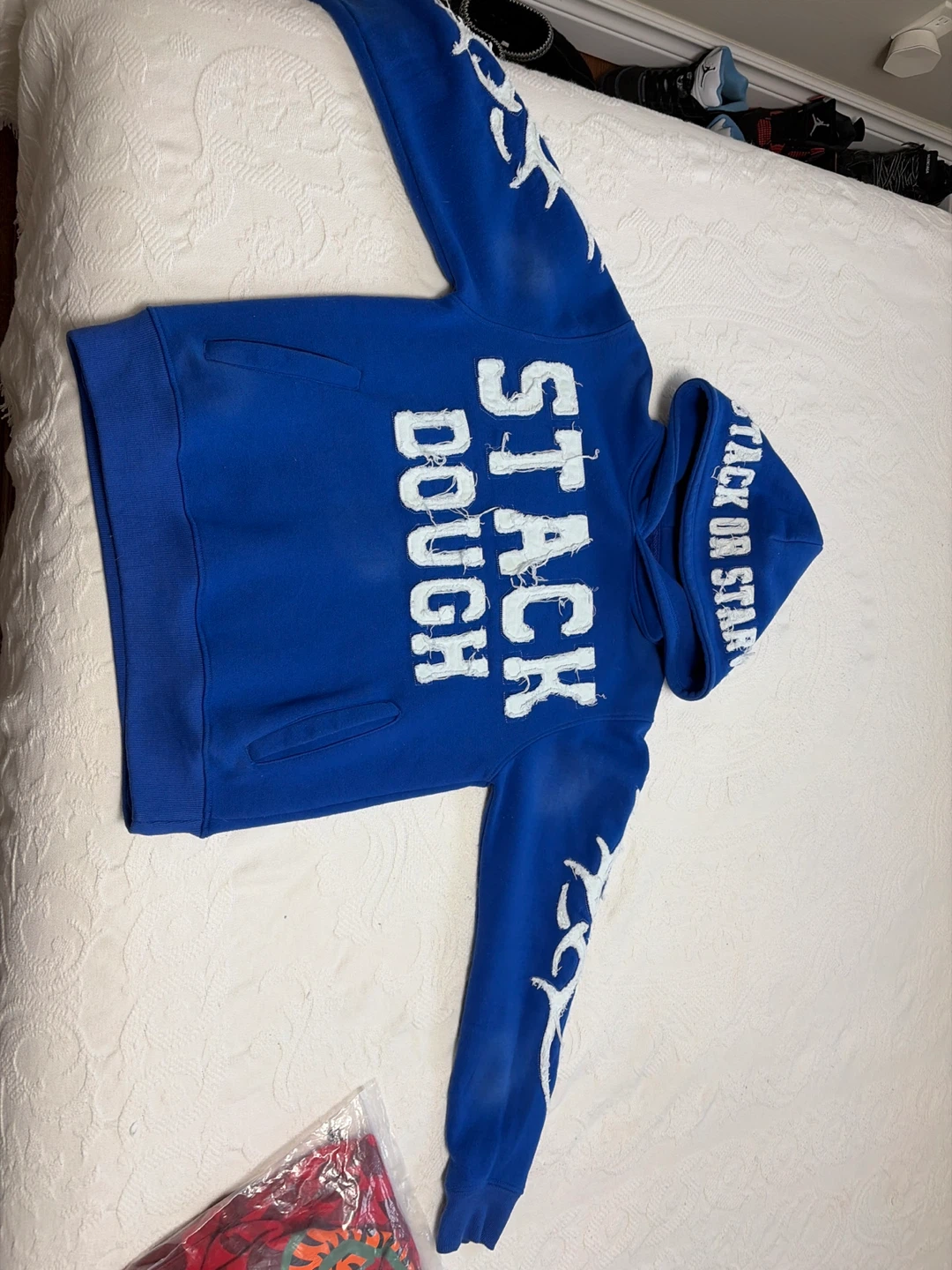 Stack Dough Blue Hoodie and Sweatpants Set