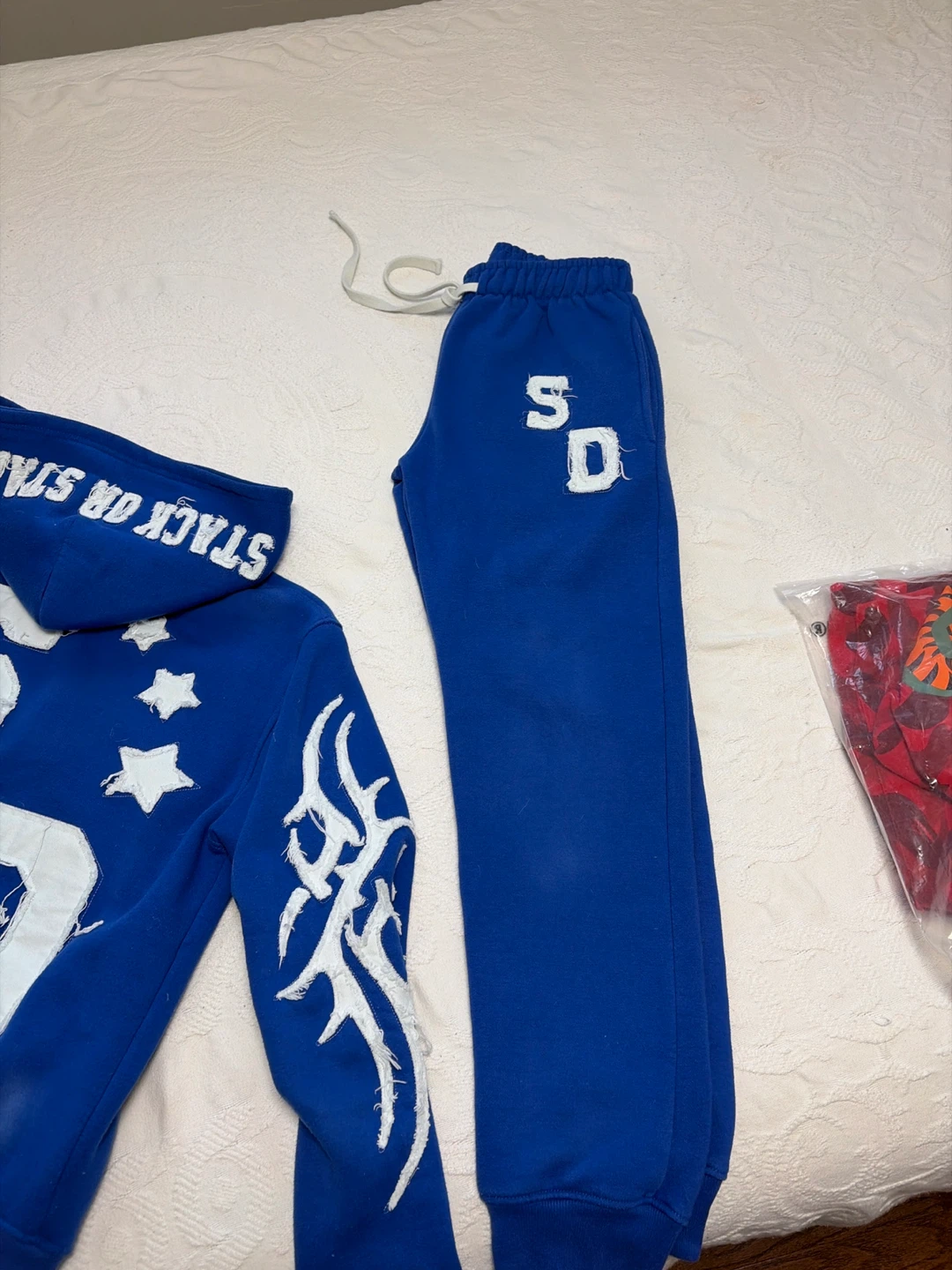 Stack Dough Blue Hoodie and Sweatpants Set - photo 4