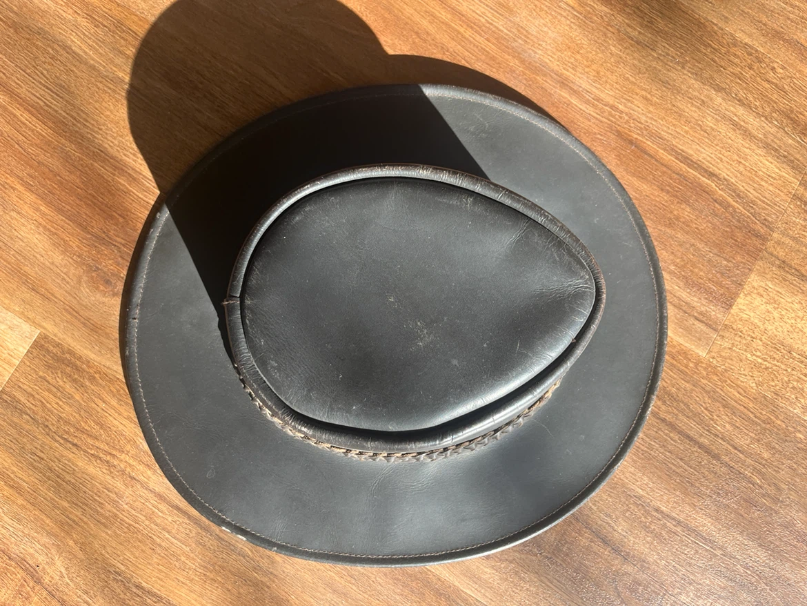 Kakadu Traders Leather Hat XXL