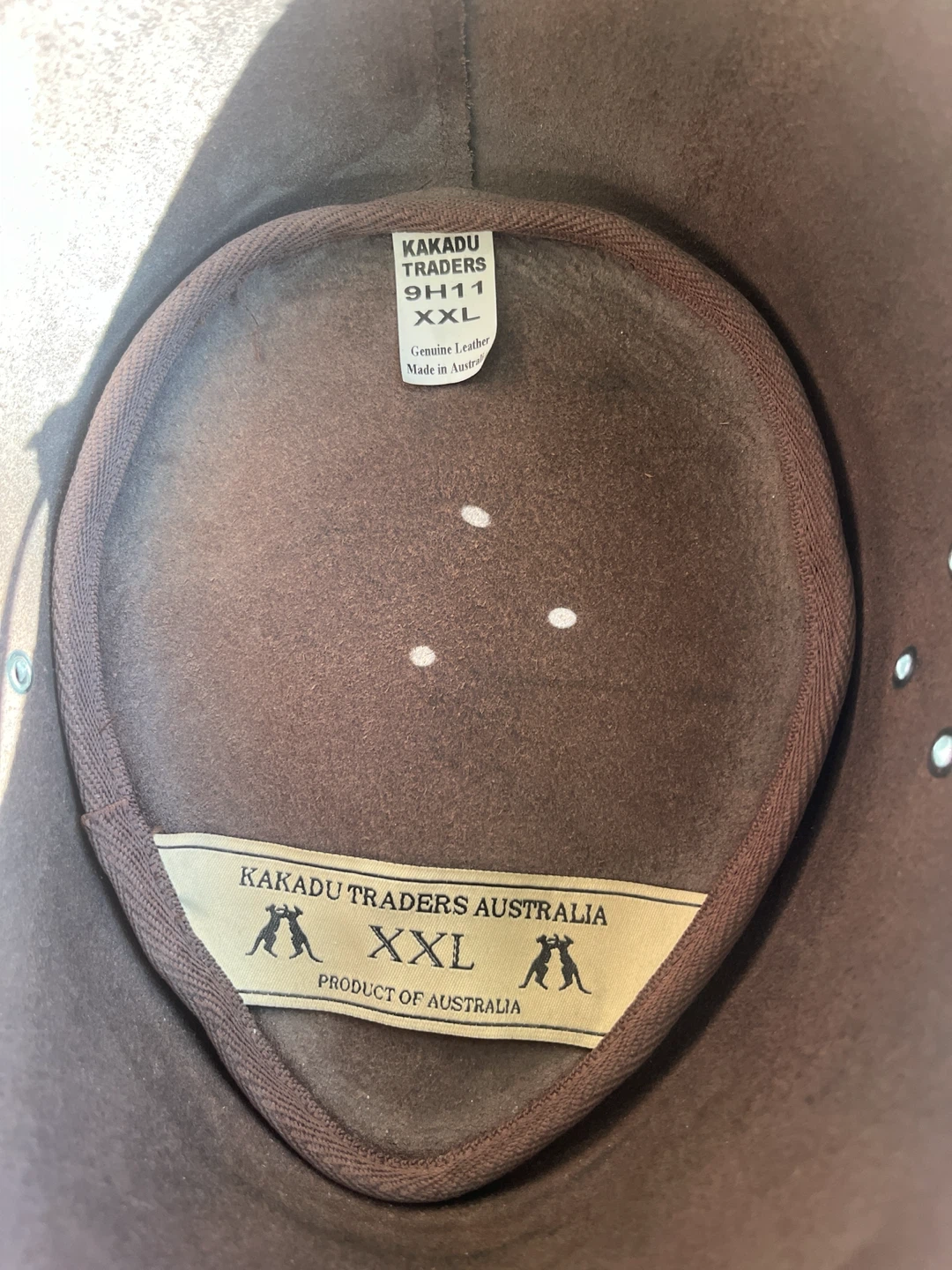 Kakadu Traders Leather Hat XXL - photo 4