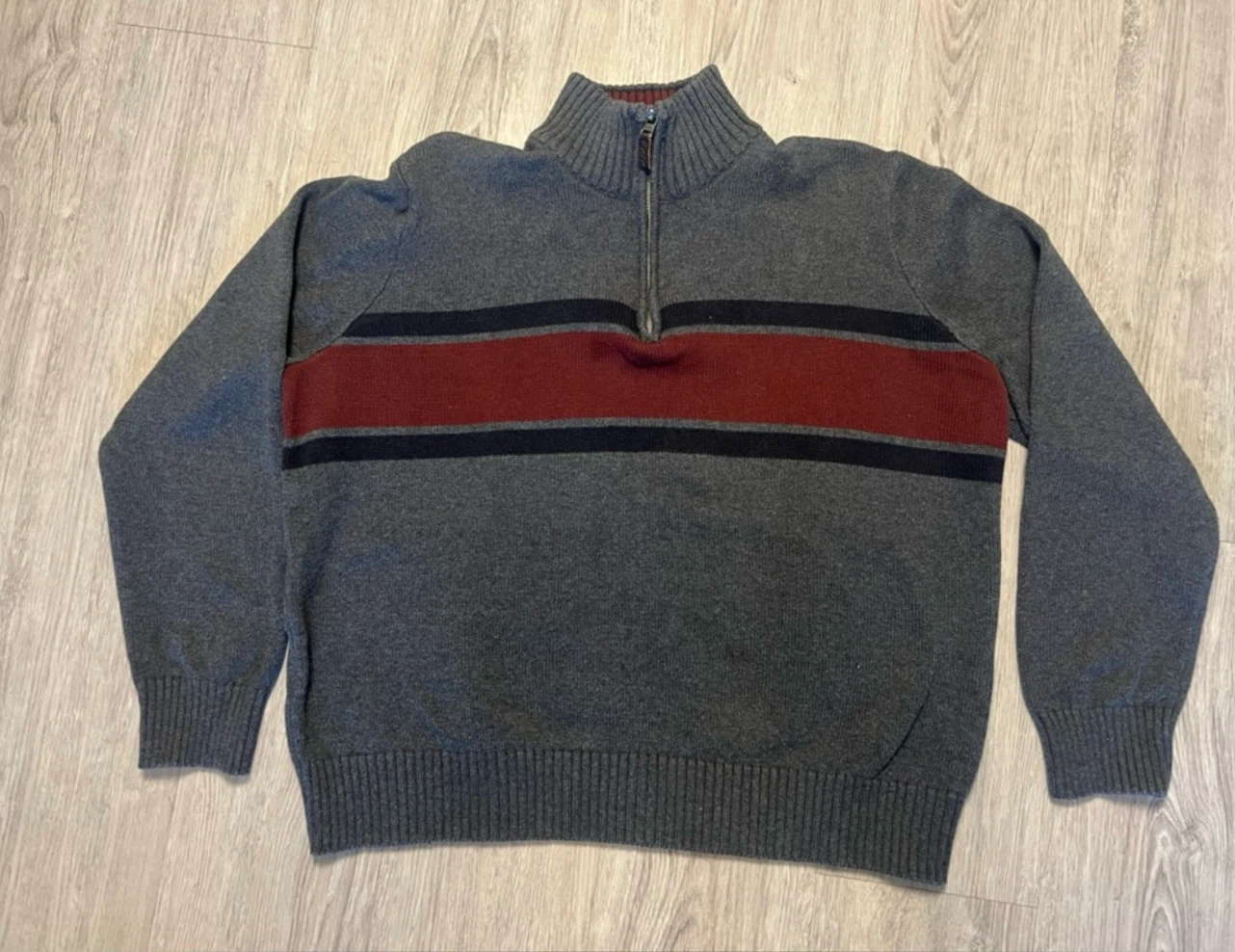 Eddie Bauer Quarter-Zip Sweater XL