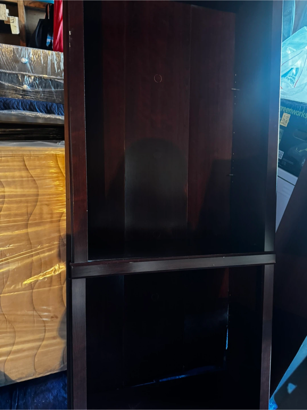 Dark Brown Tall Bookshelf