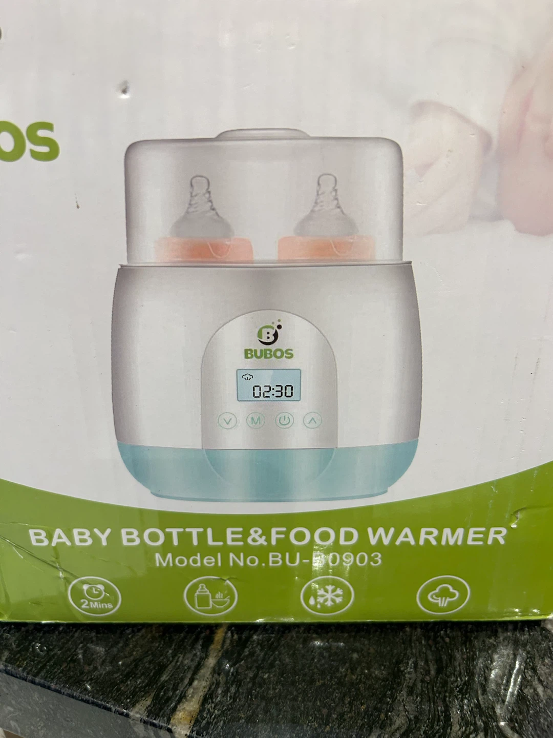 BNIB Duo Twin - Bubos Baby Bottle and Food Warmer