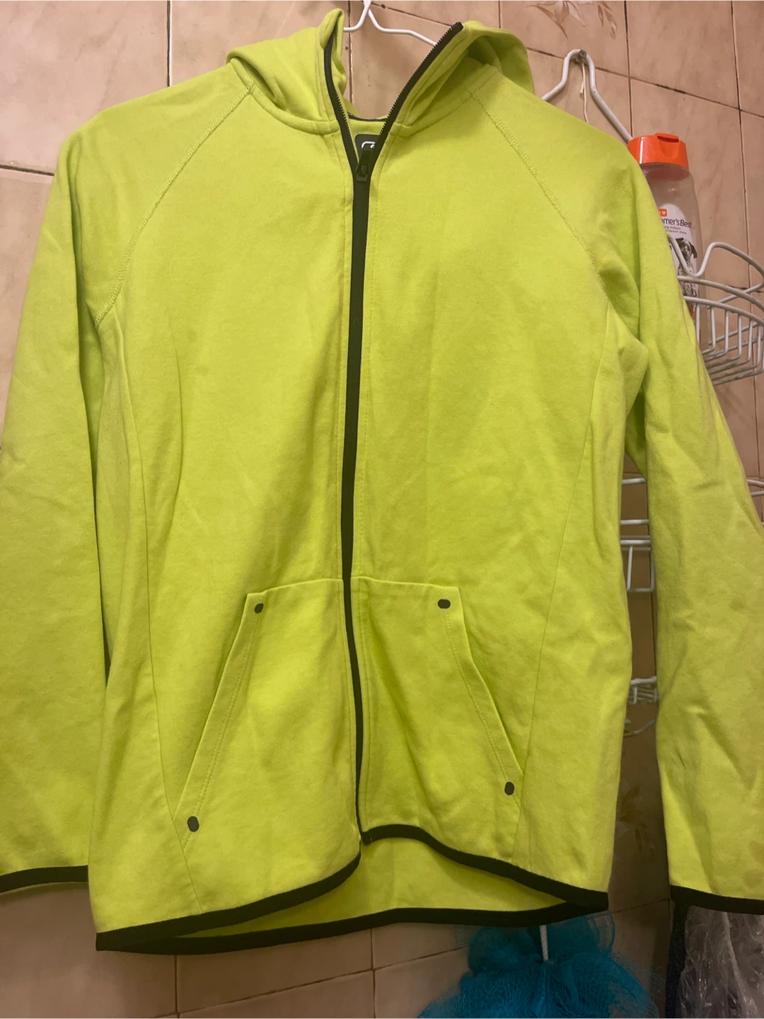 GapFit Full-Zip Hoodie Neon Green