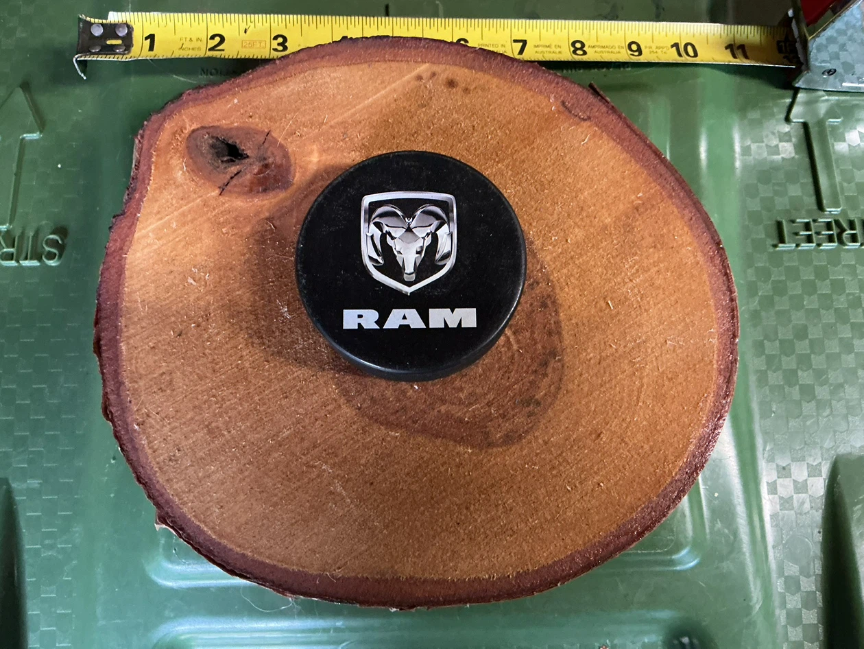 DODGE RAM TRUCK Puck in Wooden Display !