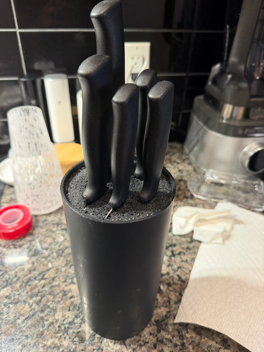 5-Piece Knife Set with Storage Block - photo 2