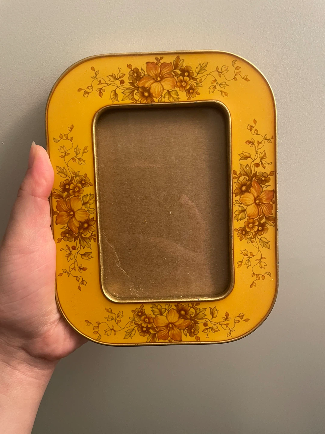 Vintage Floral Picture Frame