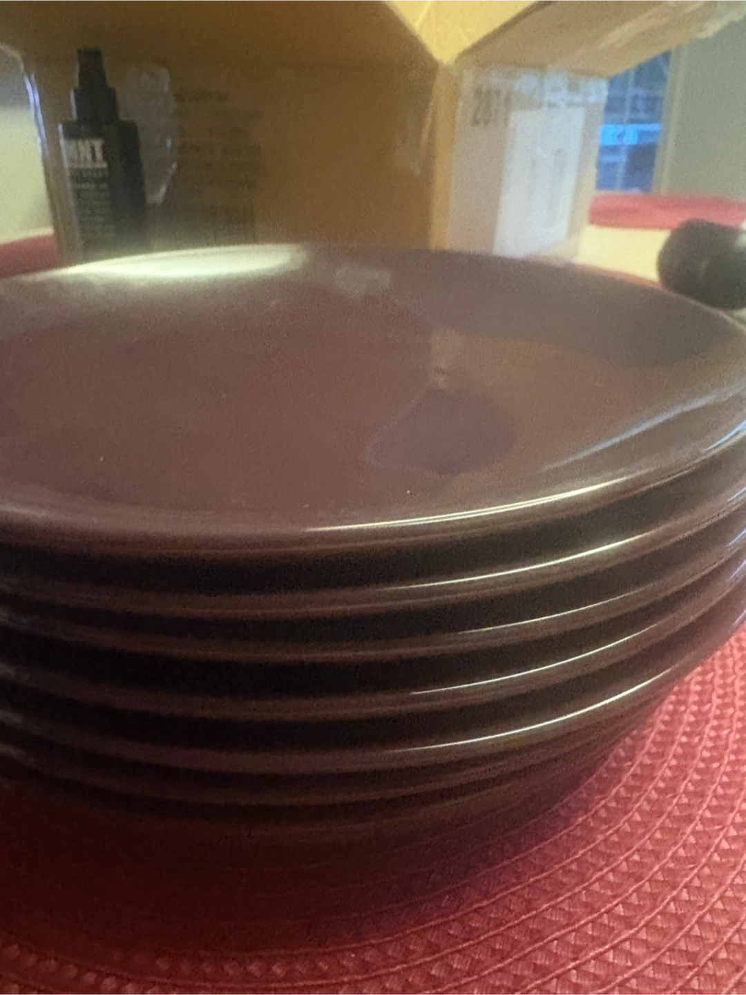 IKEA Purple  8 Dinner Plates - photo 2