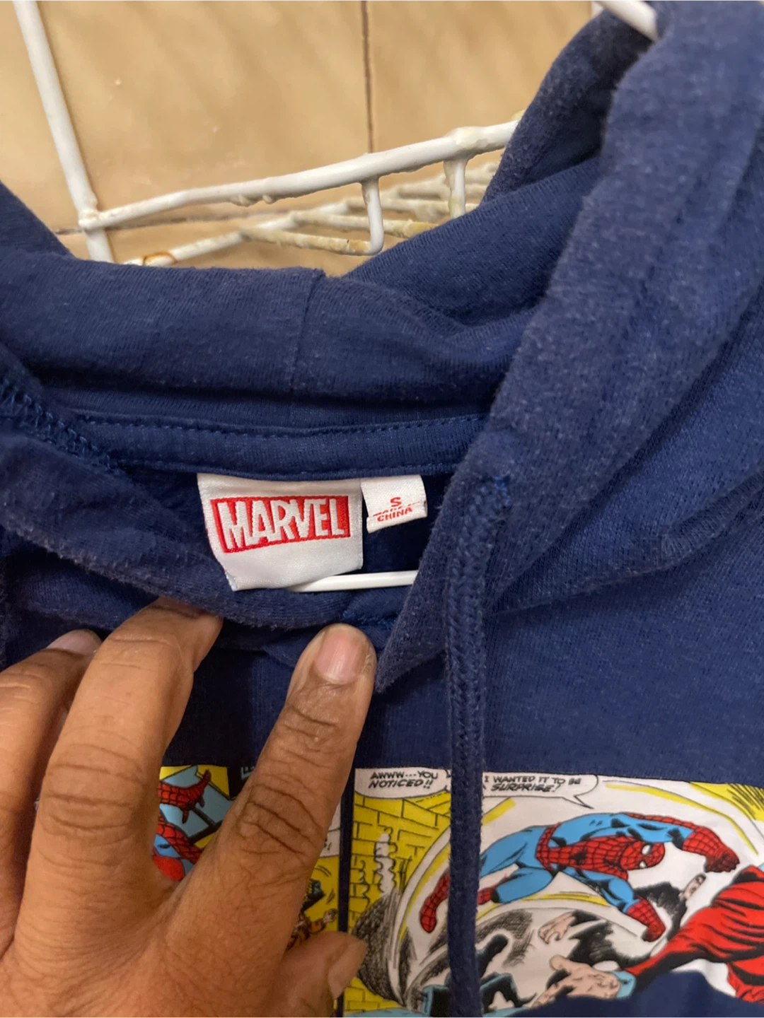 Marvel Spider-Man Graphic Hoodie Blue - photo 2