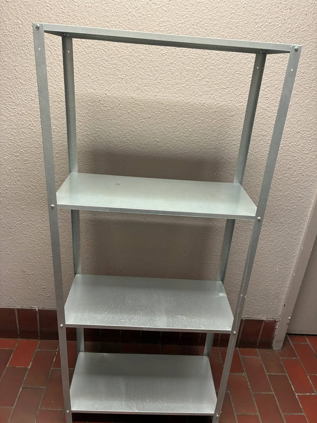 Metal shelving