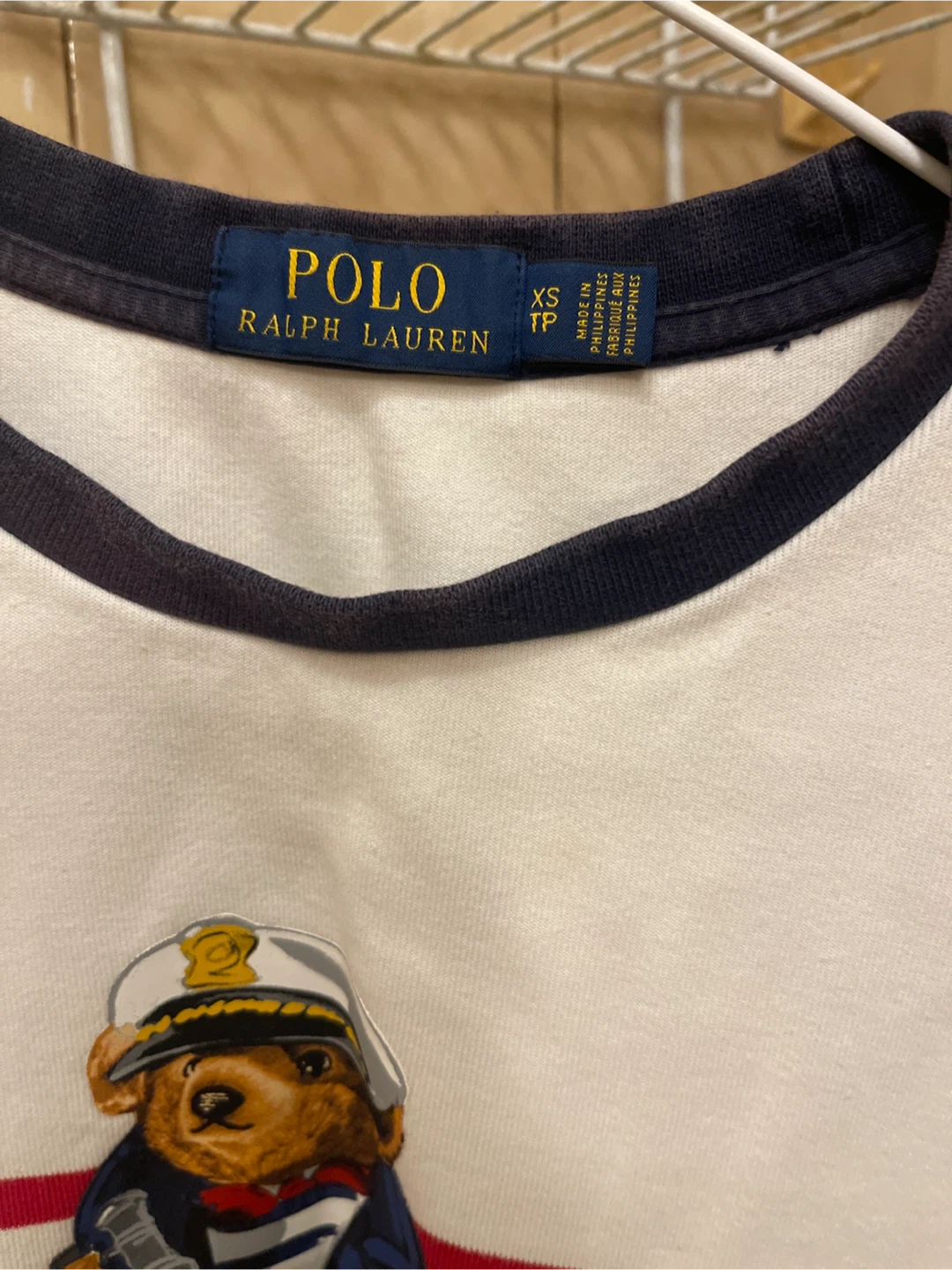 Polo Ralph Lauren Striped Polo Bear Sweatshirt - photo 2
