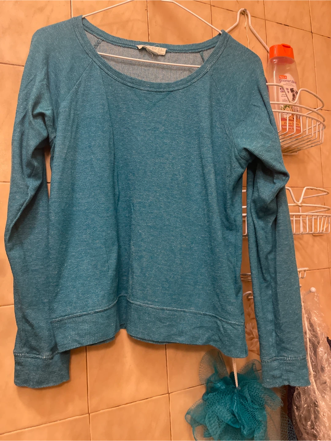 Forever 21 Blue Long Sleeve Shirt