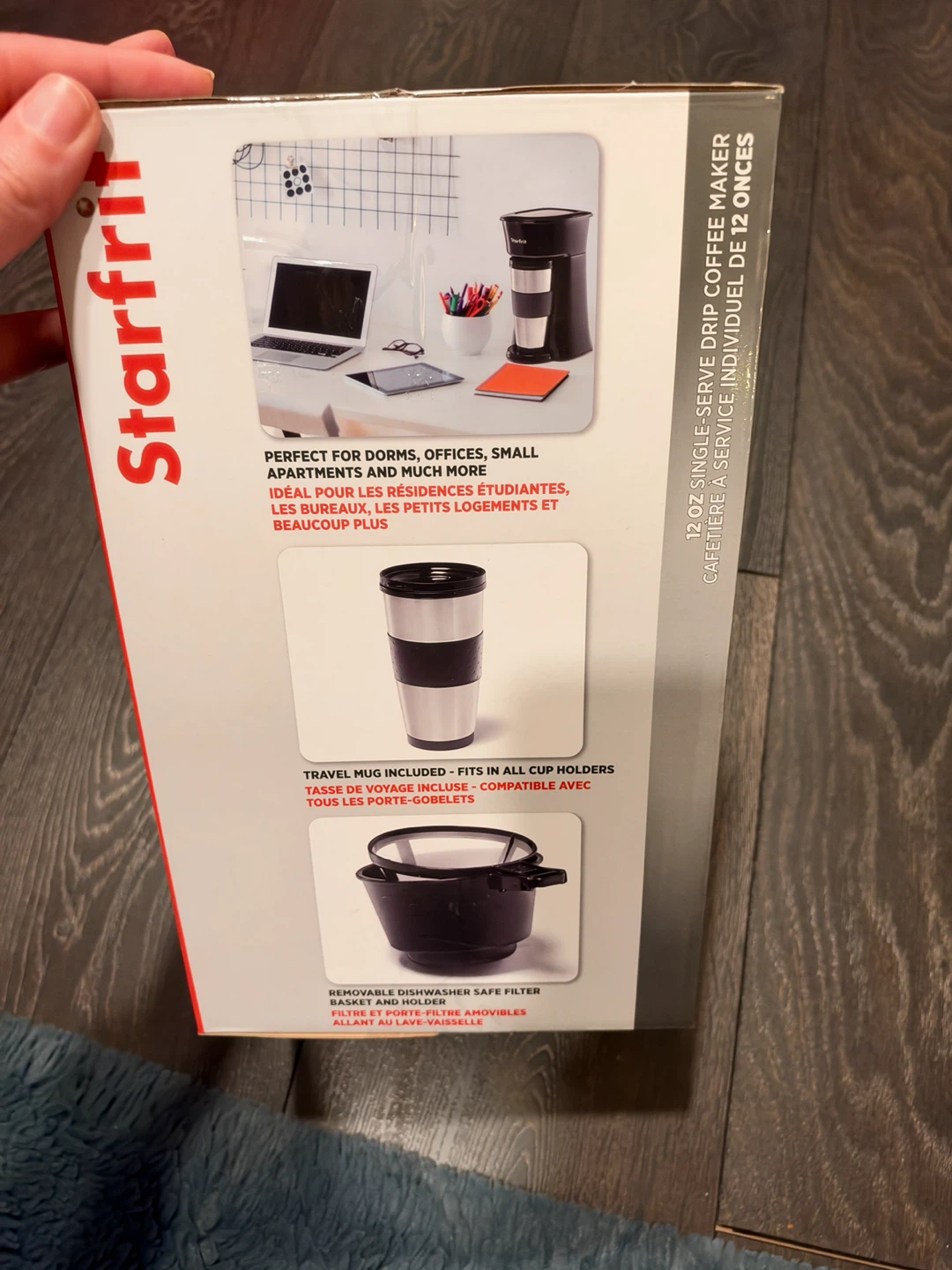 New Starfrit 12 oz Single-Serve Drip Coffee Maker - photo 3