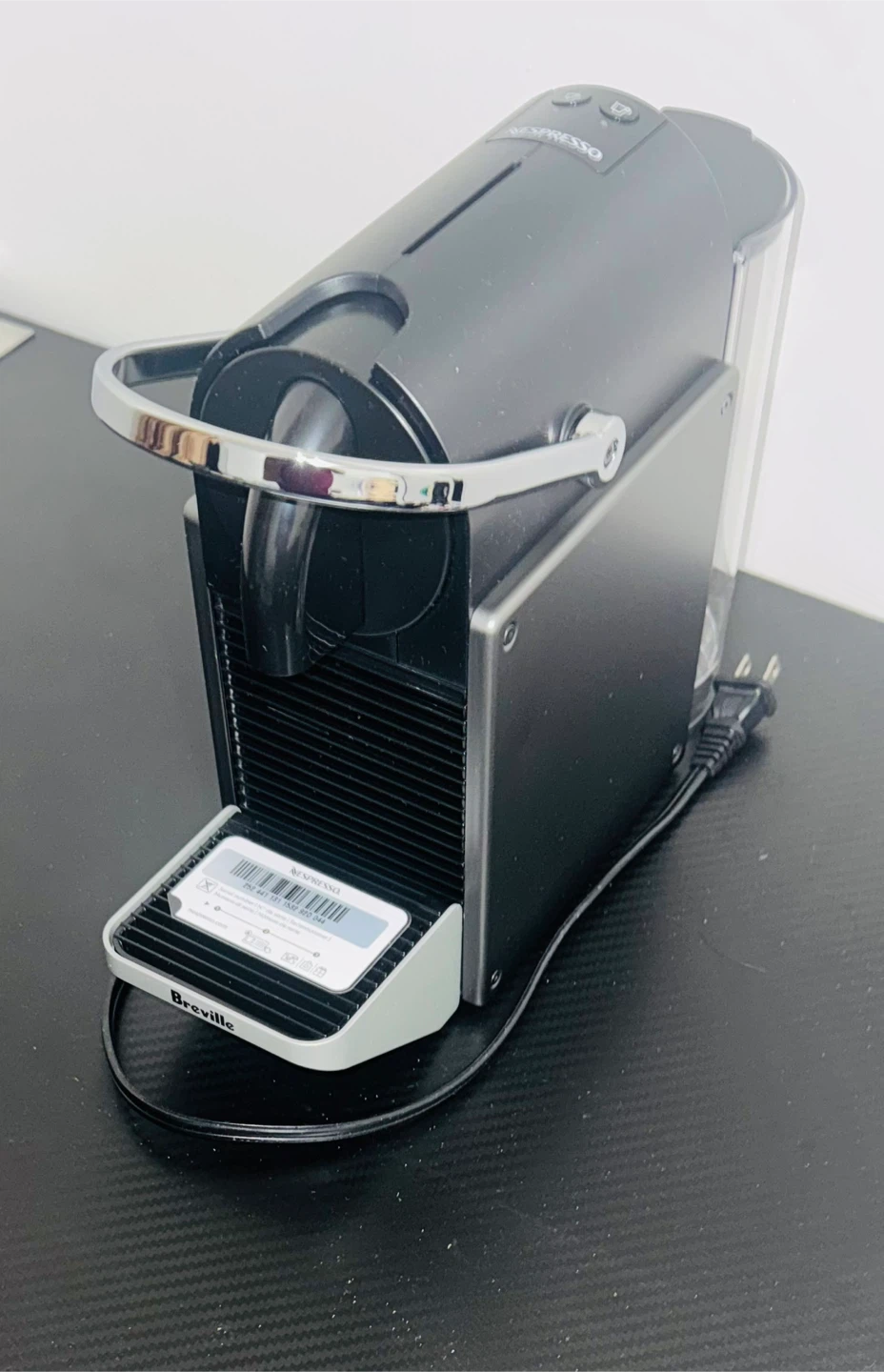 Nespresso Pixie Espresso Machine by Breville, Titan - photo 3